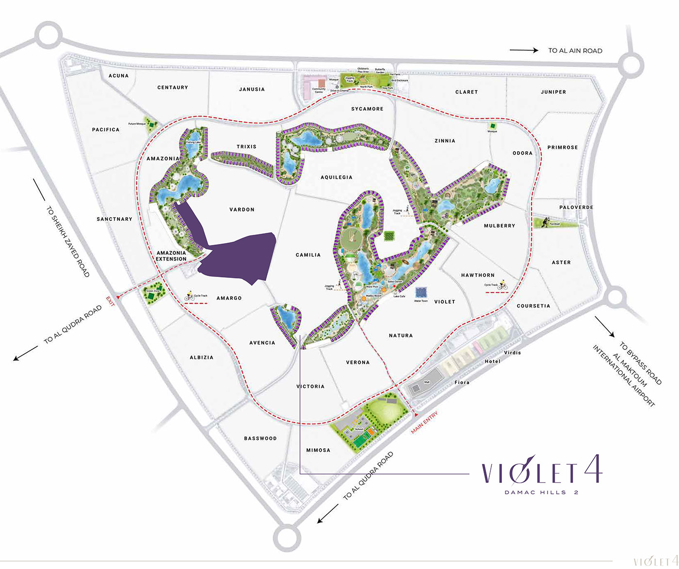 Violet 4 by Damac at Damac Hills 2 Masterplan